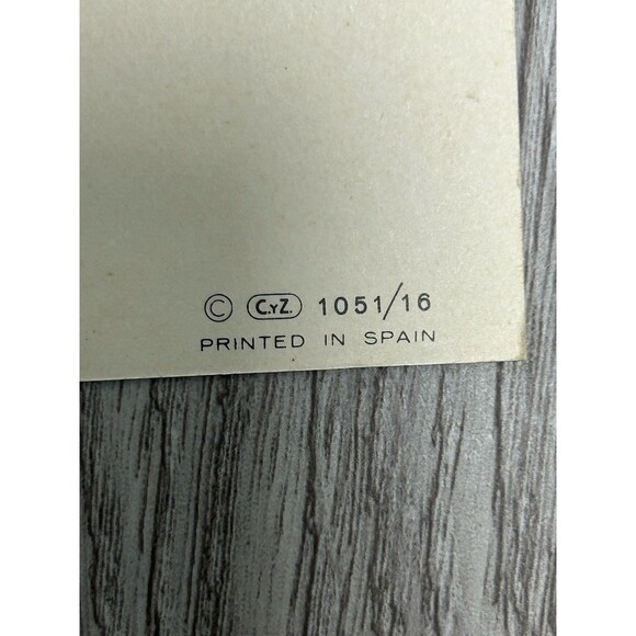 Set Of 2 Vintage Constanza Prints Child With Lamb & Child With Shoes MCM Spain - Picture 11 of 13